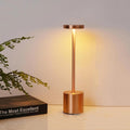 USB Rechargeable LED Night Light Desk Lamp 3 Color Touch Sensor Metal Table Lamp