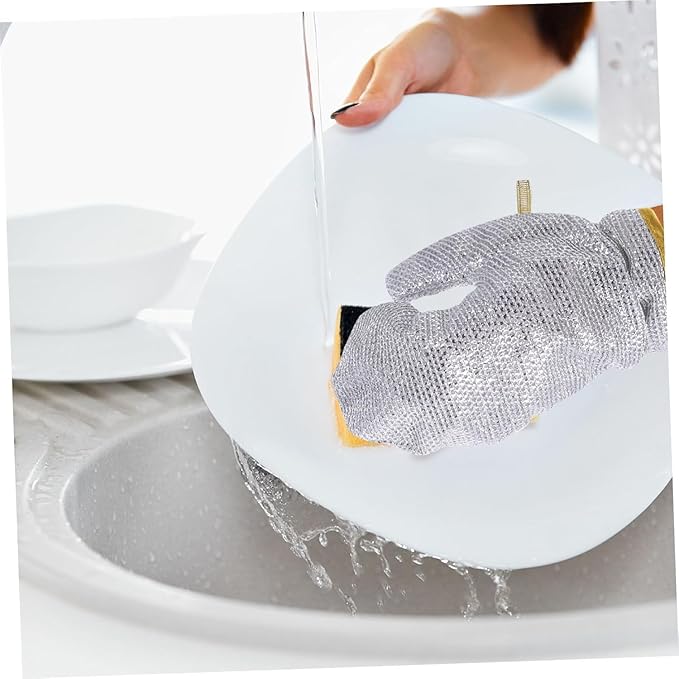 Pair Multipurpose Wire Dishwashing Gloves