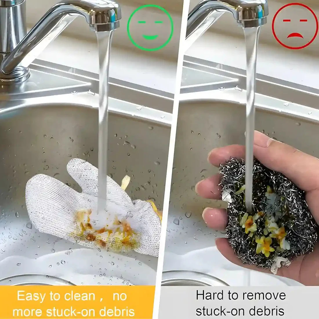 Pair Multipurpose Wire Dishwashing Gloves