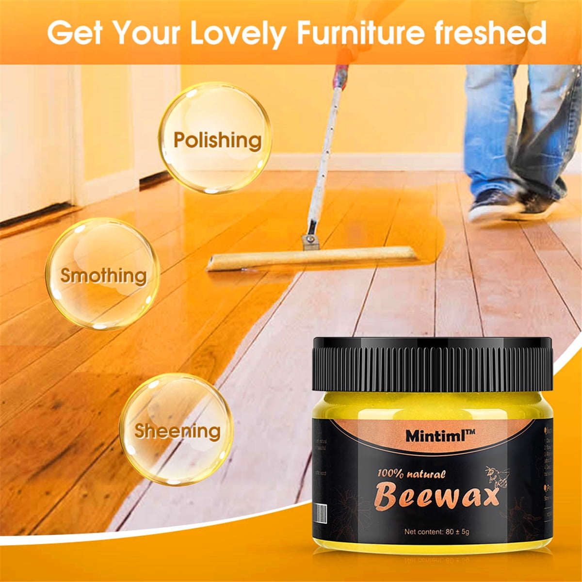 Wax Wood Seasoning Beewax Polish